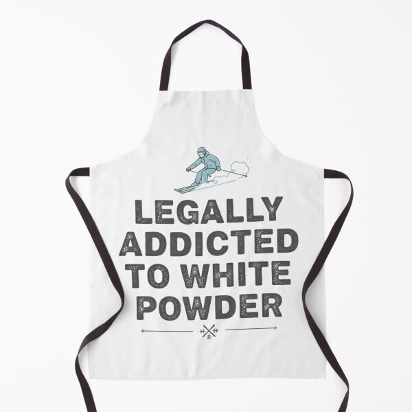 Item preview, Legally Addicted to White Powder Skiing Lover designed and sold by Lia Vina.