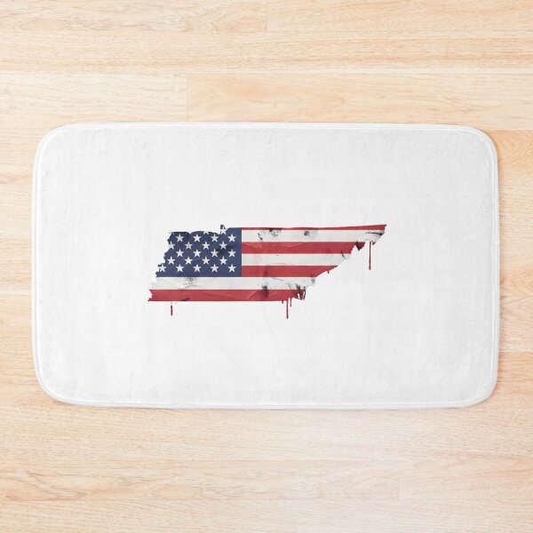 Item preview, Tennessee Stars & Stripes State Silhouette – Distressed Americana designed and sold by Paper Drip.
