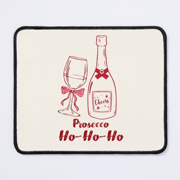 Item preview, Prosecco Ho Ho Ho Wine Christmas Design designed and sold by Inkworksbyshery.