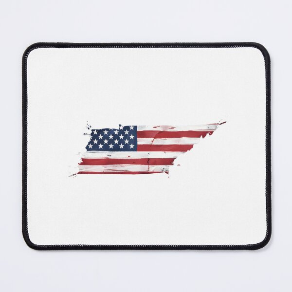 Item preview, Tennessee Stars & Stripes State Silhouette – Distressed Americana designed and sold by Paper Drip.