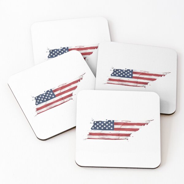 Item preview, Tennessee Stars & Stripes State Silhouette – Distressed Americana designed and sold by Paper Drip.