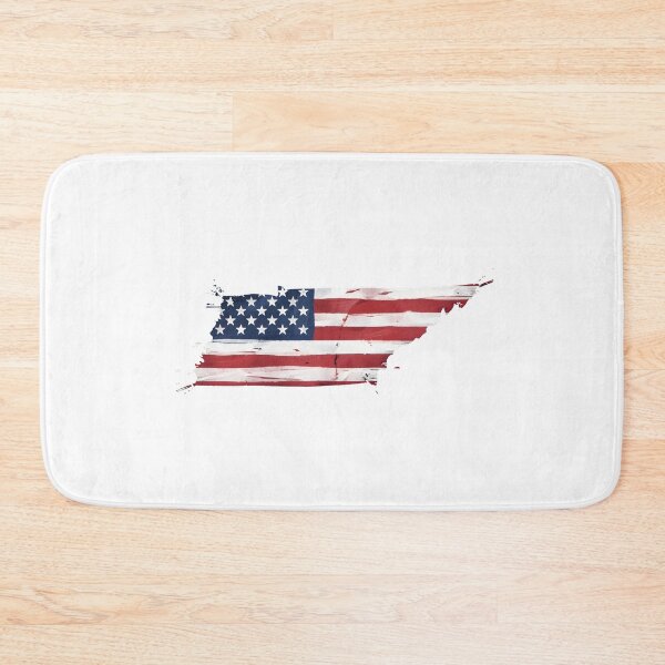Item preview, Tennessee Stars & Stripes State Silhouette – Distressed Americana designed and sold by Paper Drip.