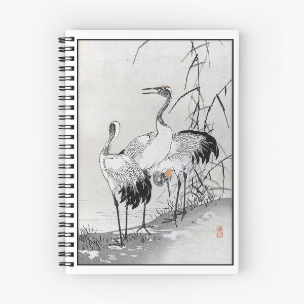 Item preview, Kono Bairei: Cranes Print designed and sold by Tridentulus.
