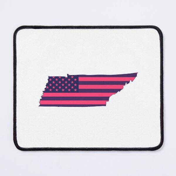 Item preview, Tennessee USA Flag Silhouette – Stars and Stripes State Outline designed and sold by Paper Drip.