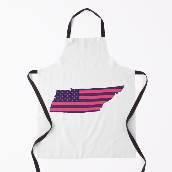 Item preview, Tennessee USA Flag Silhouette – Stars and Stripes State Outline designed and sold by Paper Drip.