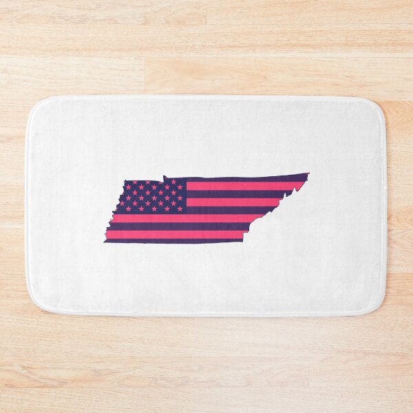 Item preview, Tennessee USA Flag Silhouette – Stars and Stripes State Outline designed and sold by Paper Drip.
