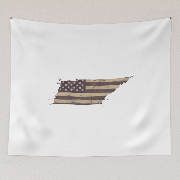 Item preview, Tennessee State Vintage Stars & Stripes – Brown and Gold designed and sold by Paper Drip.
