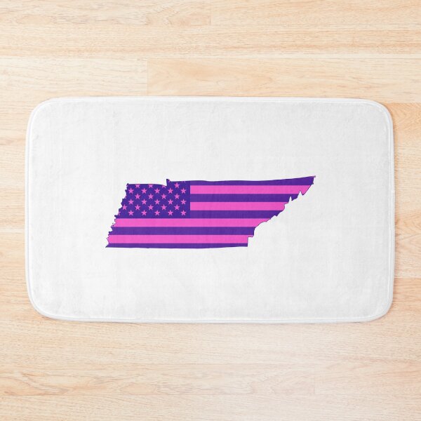 Item preview, Tennessee Pop Pink State Flag – Modern Fun Colors designed and sold by Paper Drip.