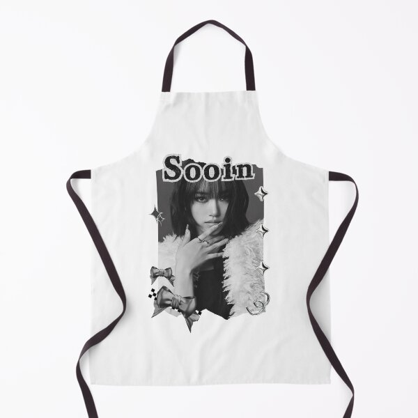 Item preview, MEOVV Sooin Kpop Girl group K-music south korean girl group Black and White Collage Digital Art Portrait designed and sold by AJUNICE STUDIO.