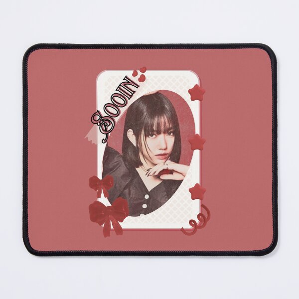 Item preview, MEOVV Sooin Kpop Girl group K-music south korean girl group Red Aesthetic Collage Design designed and sold by AJUNICE STUDIO.