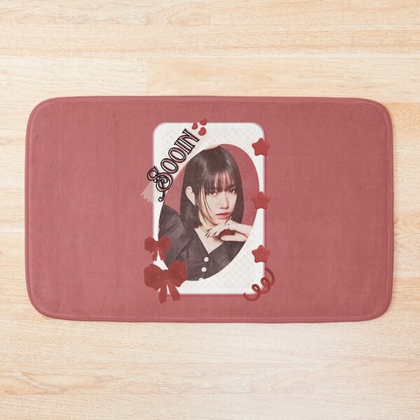 Item preview, MEOVV Sooin Kpop Girl group K-music south korean girl group Red Aesthetic Collage Design designed and sold by AJUNICE STUDIO.