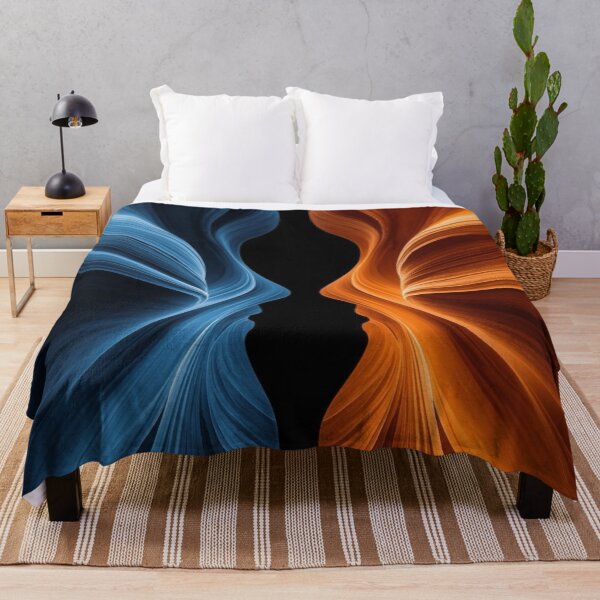 Item preview, Dual Faces – Blue & Orange Flow designed and sold by Bellassi.