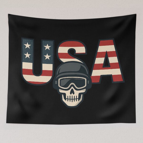 Item preview, USA Operator skull designed and sold by Tactical Override.