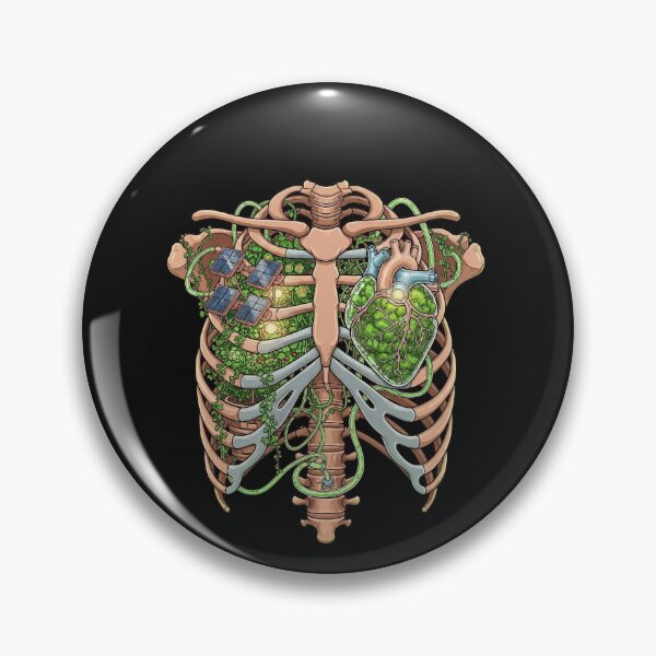 Item preview, Solarpunk Chest Thoracic Cavity Men Women Students designed and sold by elderberry.