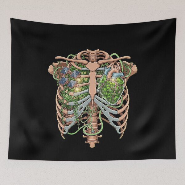 Item preview, Solarpunk Chest Thoracic Cavity Men Women Students designed and sold by elderberry.