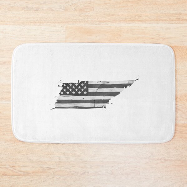 Item preview, Tennessee State Stars & Stripes Silhouette – Black and White designed and sold by Paper Drip.