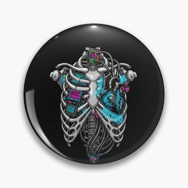 Item preview, Cyberpunk Chest Thoracic Cavity designed and sold by elderberry.