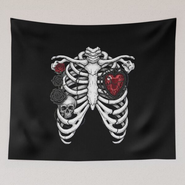 Item preview, Dark Gothic Chest Thoracic Cavity designed and sold by elderberry.