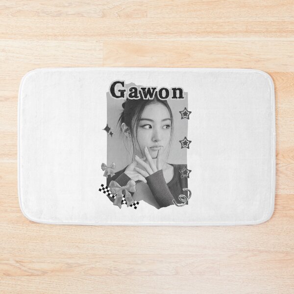 Item preview, MEOVV Gawon Kpop Girl group K-music south korean girl group Black and White Collage Digital Art Portrait designed and sold by AJUNICE STUDIO.