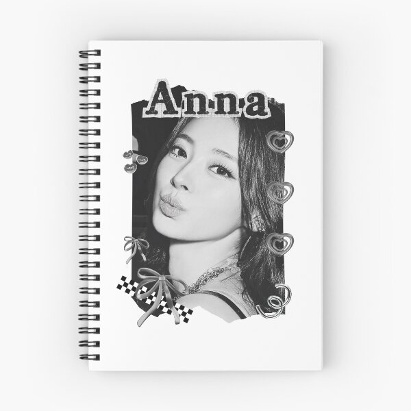 Item preview, MEOVV Anna Kpop Girl group K-music south korean girl group Black and White Collage Digital Art Portrait designed and sold by AJUNICE STUDIO.