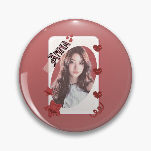 Item preview, MEOVV Anna Kpop Girl group K-music south korean girl group Red Aesthetic Collage Design designed and sold by AJUNICE STUDIO.