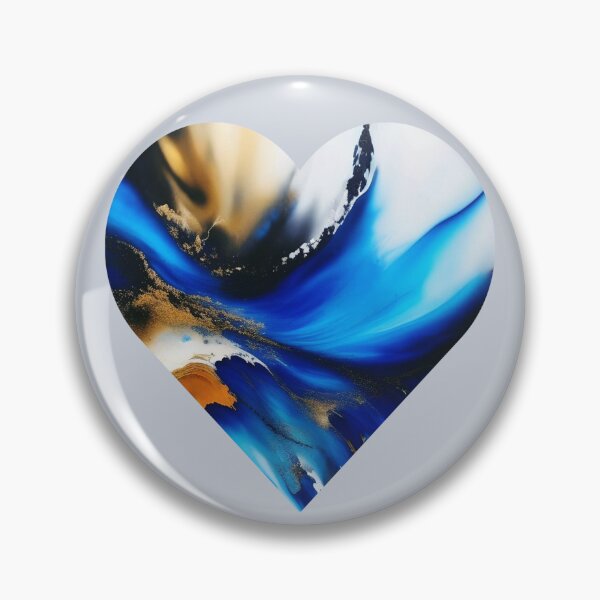 Item preview, Blue Abstract Fluid Painting designed and sold by KiwiArtistDK.