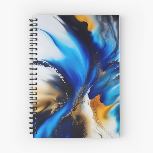 Item preview, Blue Abstract Fluid Painting designed and sold by KiwiArtistDK.