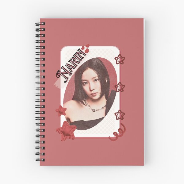 Item preview, MEOVV Narin Kpop Girl group K-music south korean girl group Red Aesthetic Collage Design designed and sold by AJUNICE STUDIO.