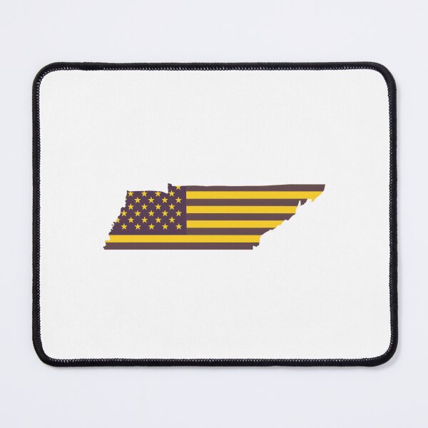 Item preview, Tennessee USA Flag Silhouette – Stars and Stripes State Outline designed and sold by Paper Drip.