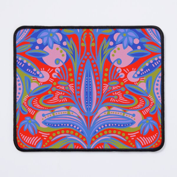 Item preview, Thrifted Bohemian Blooms Red designed and sold by Kate Aveling.