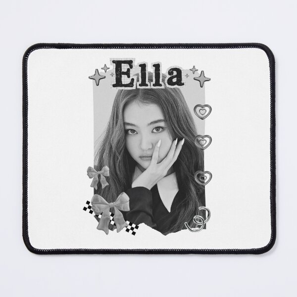 Item preview, MEOVV Ella Kpop Girl group K-music south korean girl group Black and White Collage Digital Art Portrait designed and sold by AJUNICE STUDIO.