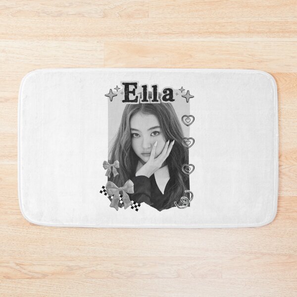 Item preview, MEOVV Ella Kpop Girl group K-music south korean girl group Black and White Collage Digital Art Portrait designed and sold by AJUNICE STUDIO.