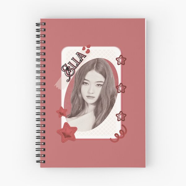 Item preview, MEOVV Ella Kpop Girl group K-music south korean girl group Red Aesthetic Collage Design designed and sold by AJUNICE STUDIO.