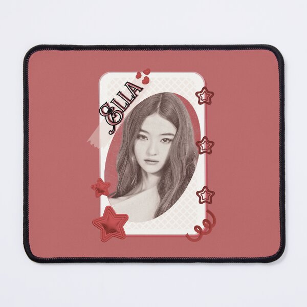 Item preview, MEOVV Ella Kpop Girl group K-music south korean girl group Red Aesthetic Collage Design designed and sold by AJUNICE STUDIO.