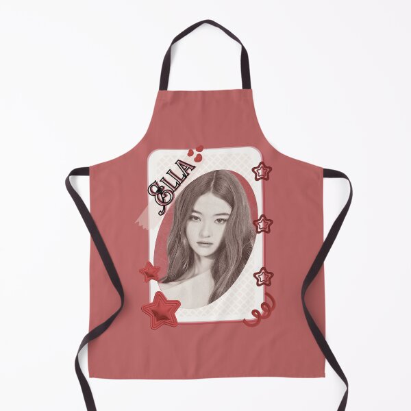 Item preview, MEOVV Ella Kpop Girl group K-music south korean girl group Red Aesthetic Collage Design designed and sold by AJUNICE STUDIO.