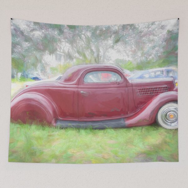 Item preview, 1935 Red Ford Hot Rod 5 Window Coupe X106 designed and sold by RichFrancoCars.