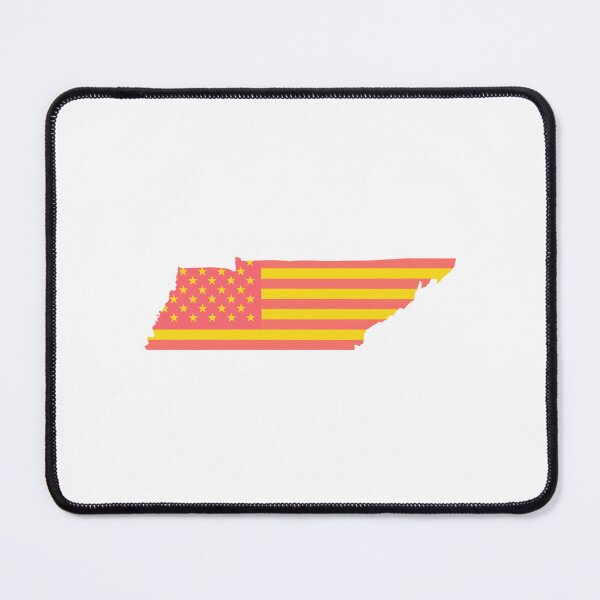 Item preview, Tennessee USA Flag Silhouette – Stars and Stripes State Outline designed and sold by Paper Drip.