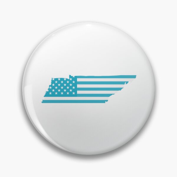 Item preview, Tennessee USA Flag Silhouette – Stars and Stripes State Outline designed and sold by Paper Drip.