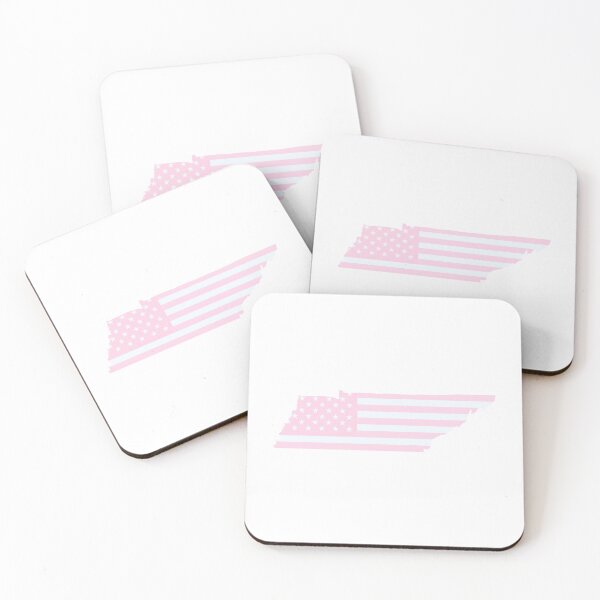 Item preview, Tennessee State Pop Pink Stars & Stripes – Trendy Pink designed and sold by Paper Drip.