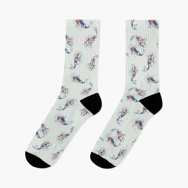 Item preview, Koi Lake Traditional Japanese Minimalist Pattern by Tobe Fonseca designed and sold by Tobe Fonseca®.