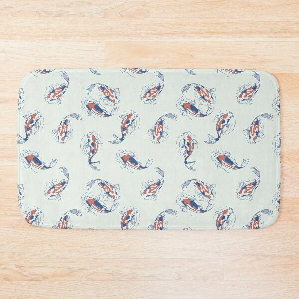 Item preview, Koi Lake Traditional Japanese Minimalist Pattern by Tobe Fonseca designed and sold by Tobe Fonseca®.