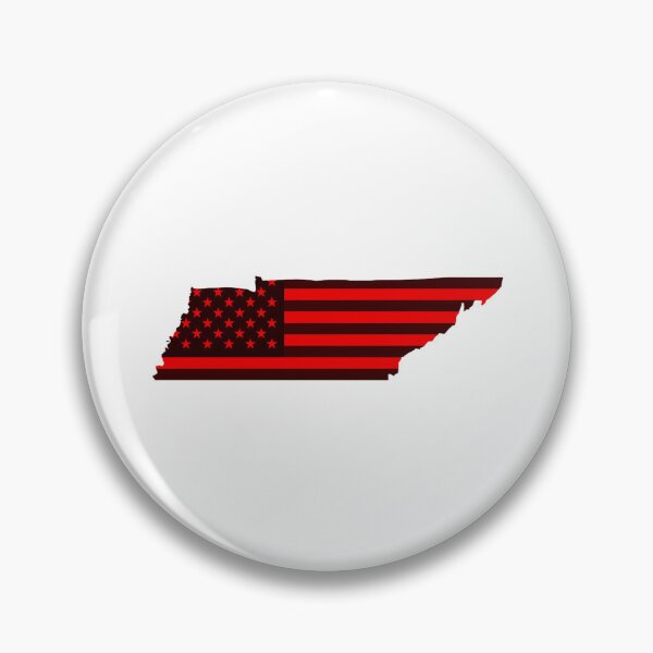 Item preview, Tennessee USA Flag Silhouette – Stars and Stripes State Outline designed and sold by Paper Drip.