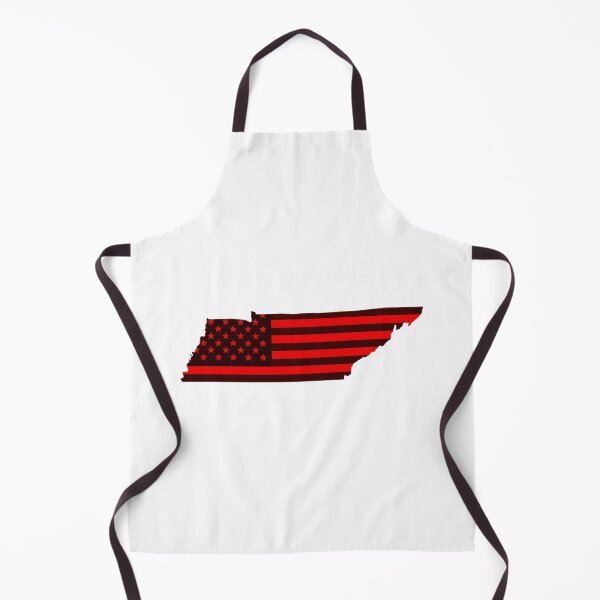 Item preview, Tennessee USA Flag Silhouette – Stars and Stripes State Outline designed and sold by Paper Drip.