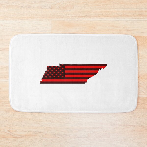Item preview, Tennessee USA Flag Silhouette – Stars and Stripes State Outline designed and sold by Paper Drip.