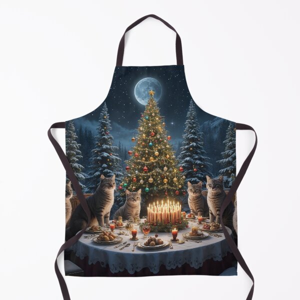 Item preview, Christmas Eve in a happy cat family designed and sold by KunstGeist.