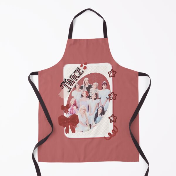 Item preview, TWICE Kpop Girl group K-music south korean girl group Red Aesthetic Collage Design designed and sold by AJUNICE STUDIO.