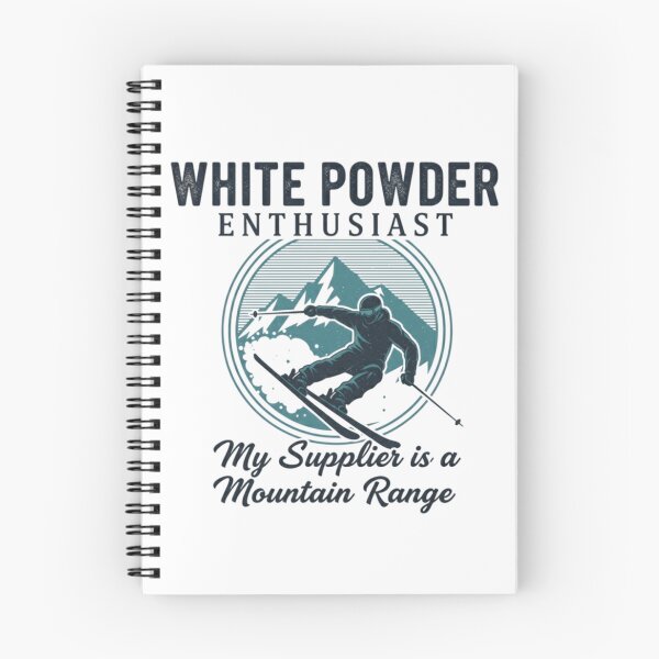 Item preview, White Powder Enthusiast Skiing Lifestyle designed and sold by Lia Vina.