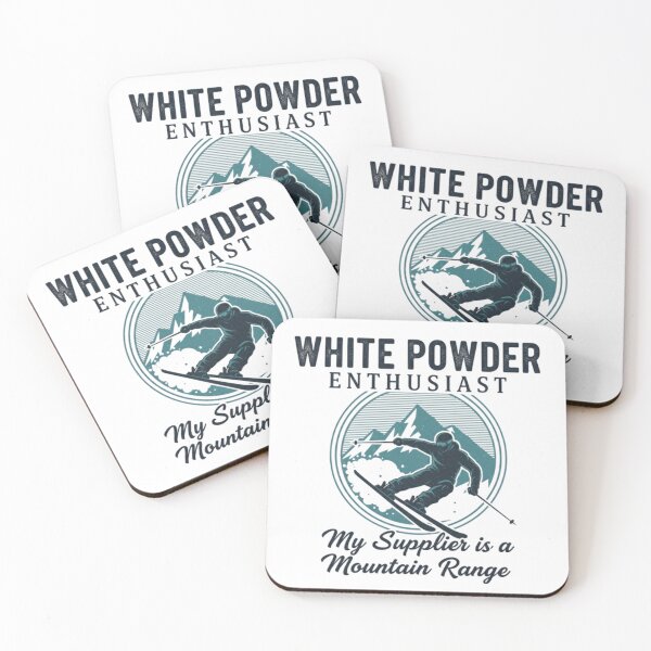 Item preview, White Powder Enthusiast Skiing Lifestyle designed and sold by Lia Vina.