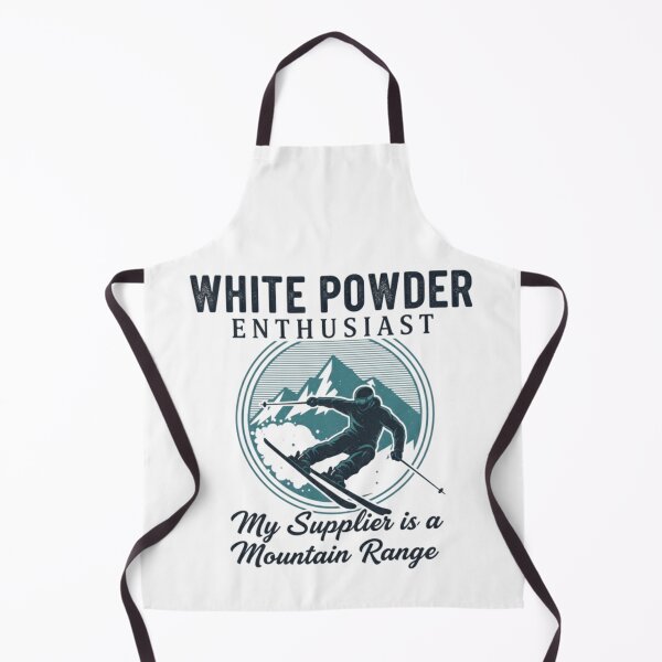 Item preview, White Powder Enthusiast Skiing Lifestyle designed and sold by Lia Vina.