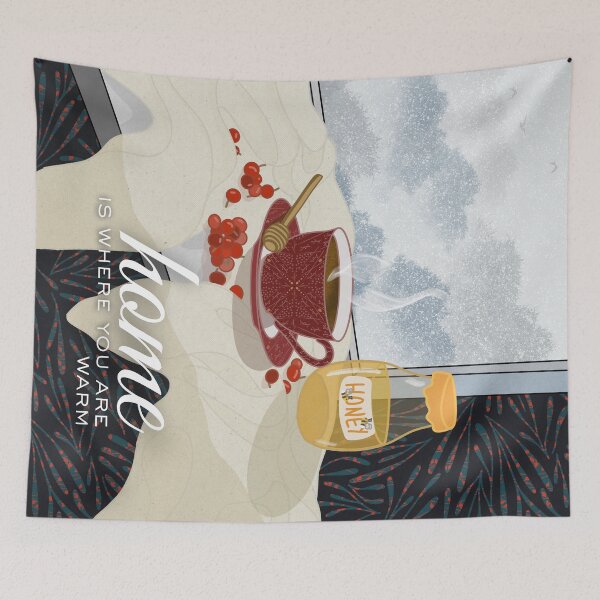 Item preview, Home is where you are warm designed and sold by SilverOutlining.